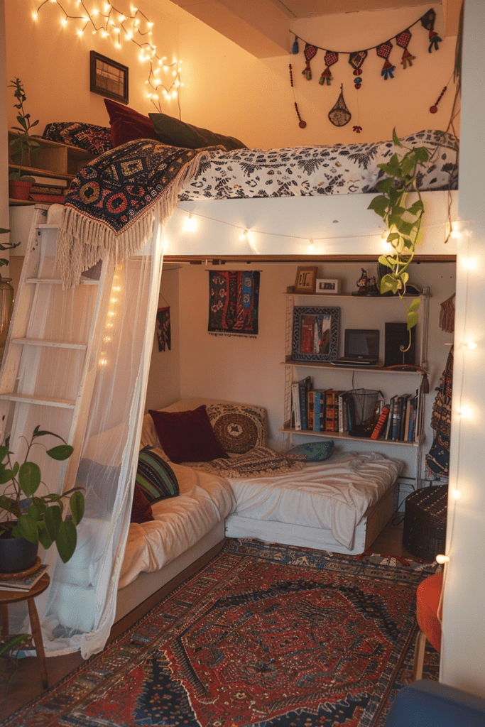 Boho Chic in Small Quarters: Creative Solution