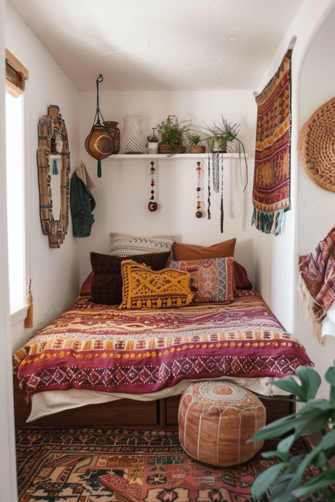 Boho Chic in Tight Quarters: Stylish Solution