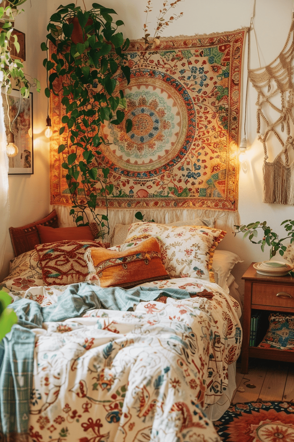 29 Boho Ideas For Small Bedrooms - Courtneys World