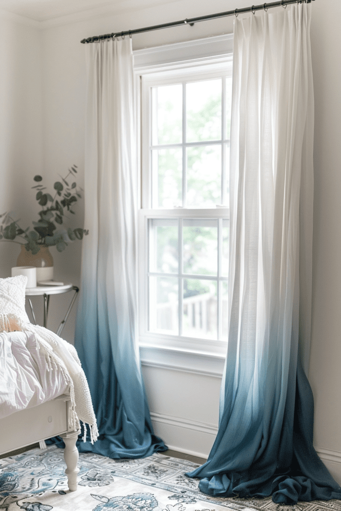 Boho Ombre Dip-Dye Curtains