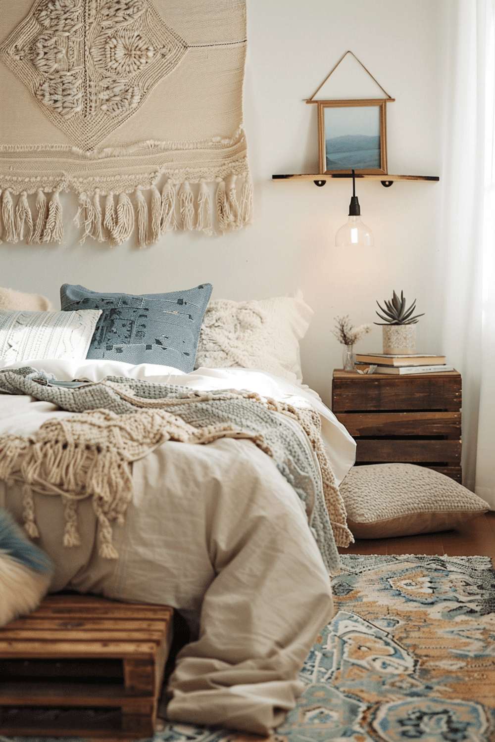 29 Boho Ideas For Small Bedrooms - Courtneys World