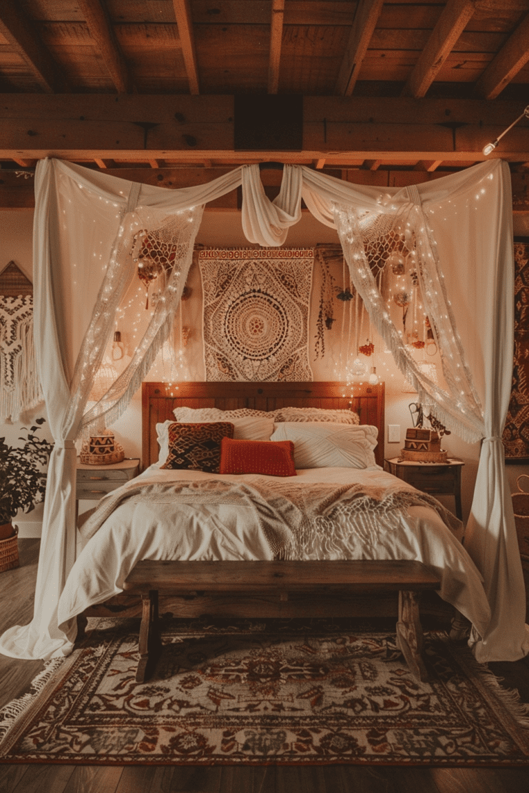 29 Boho Bedroom For Couples - Courtneys World