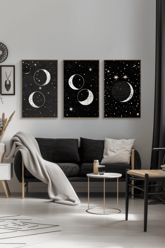 Celestial Moon Phase Prints