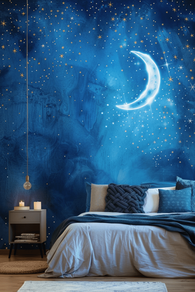 Celestial Starry Night Wall