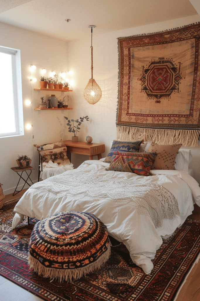 Compact Boho Comfort: Making the Most of Limited Space