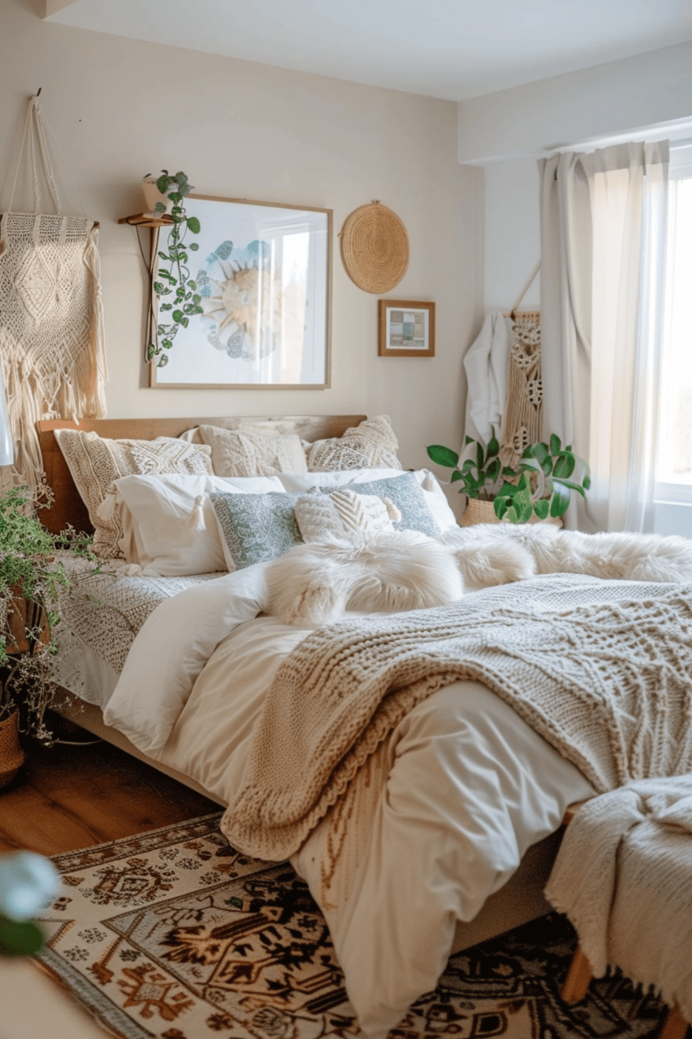 29 Boho Bedroom Apartment Ideas - Courtneys World