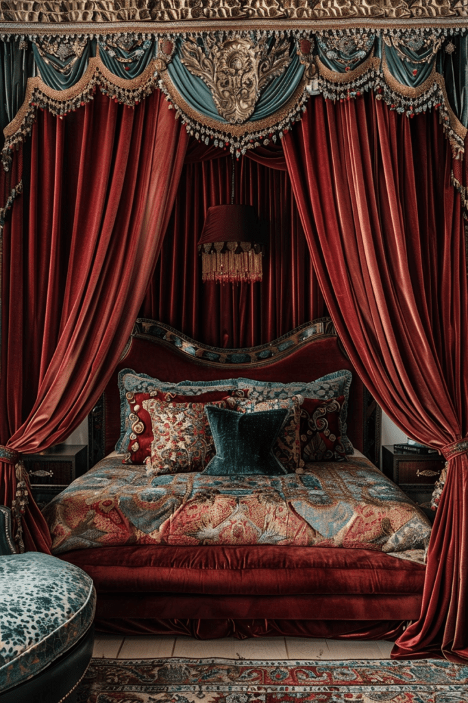 Deluxe Boho Paradise: Exquisite Bedroom Haven