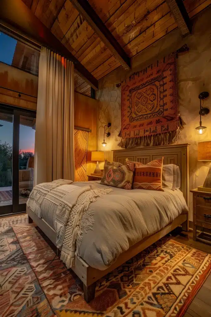 Boho Bedroom Earth Tones