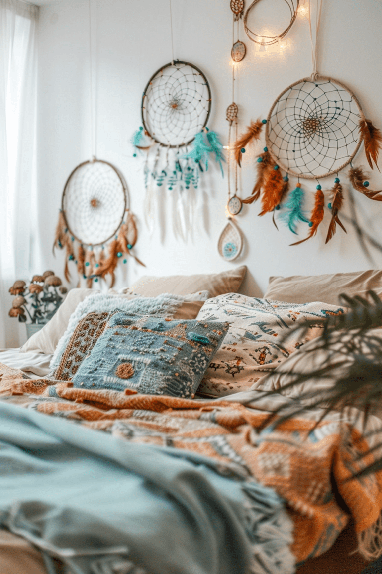 29 Boho Bedroom Wall Decor Ideas - Courtneys World