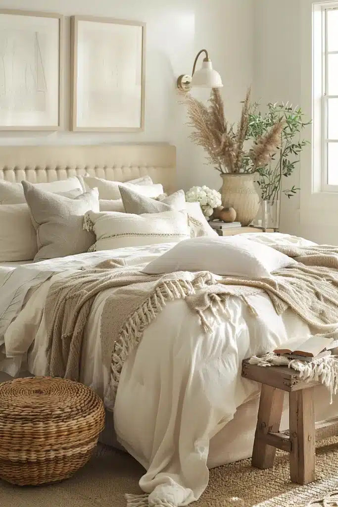 Boho Bedroom Earth Tones