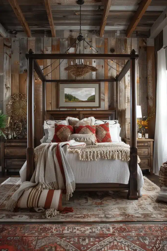 Boho Bedroom Earth Tones