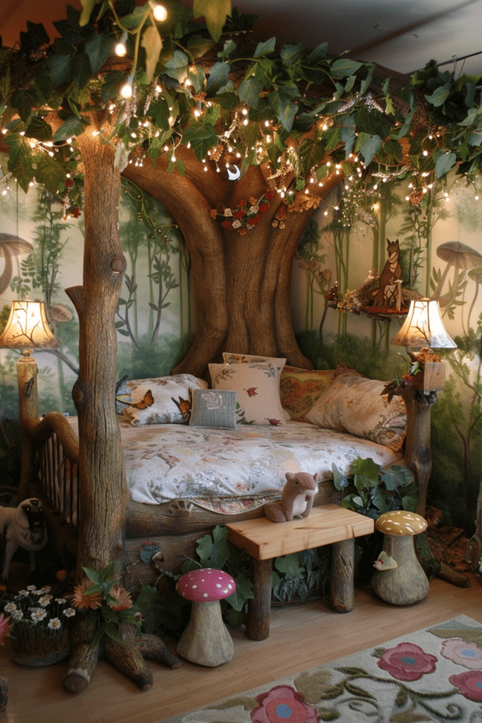 Enchanted Forest Fairy Tale Bedroom