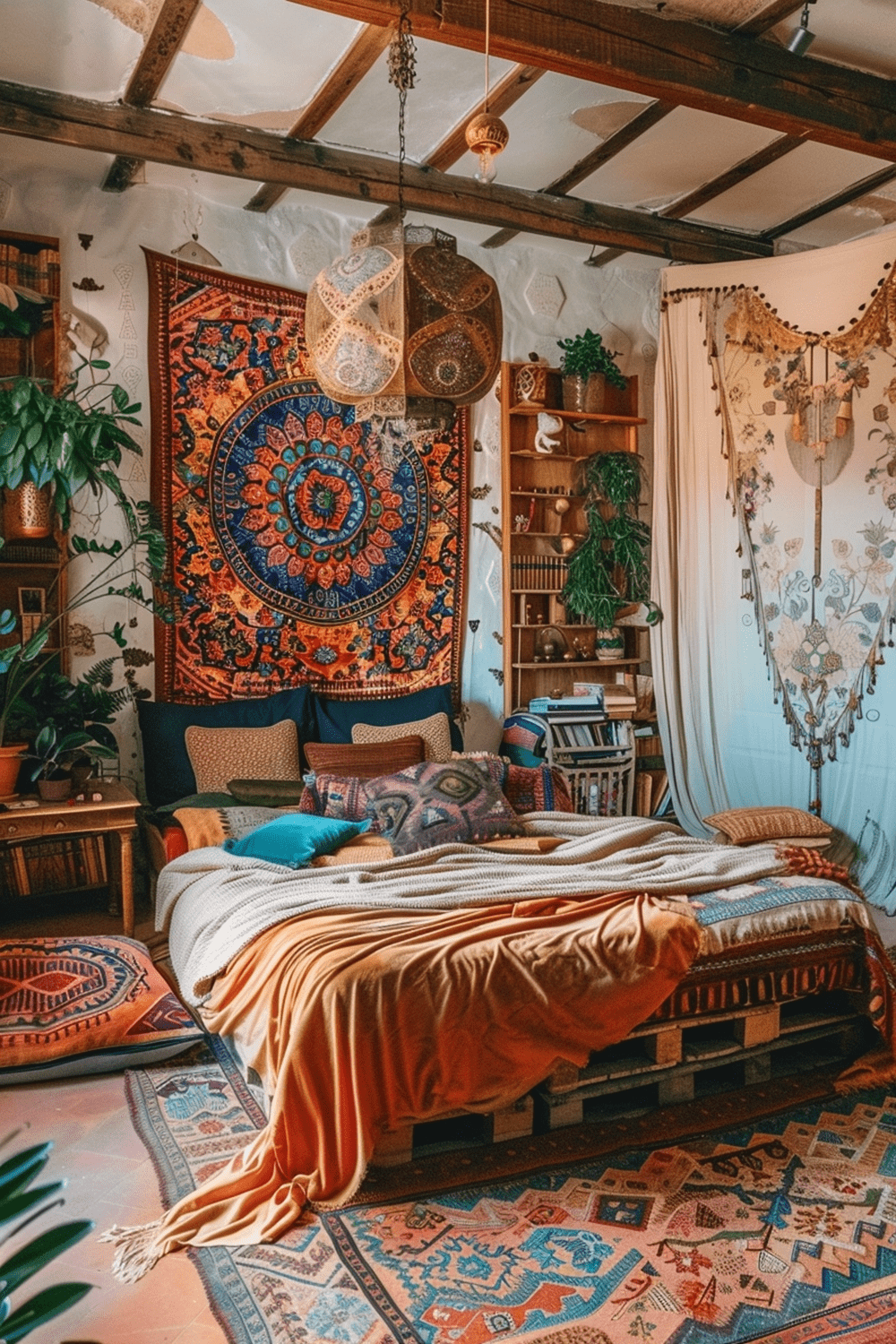 29 Boho Bedroom Art Ideas - Courtneys World