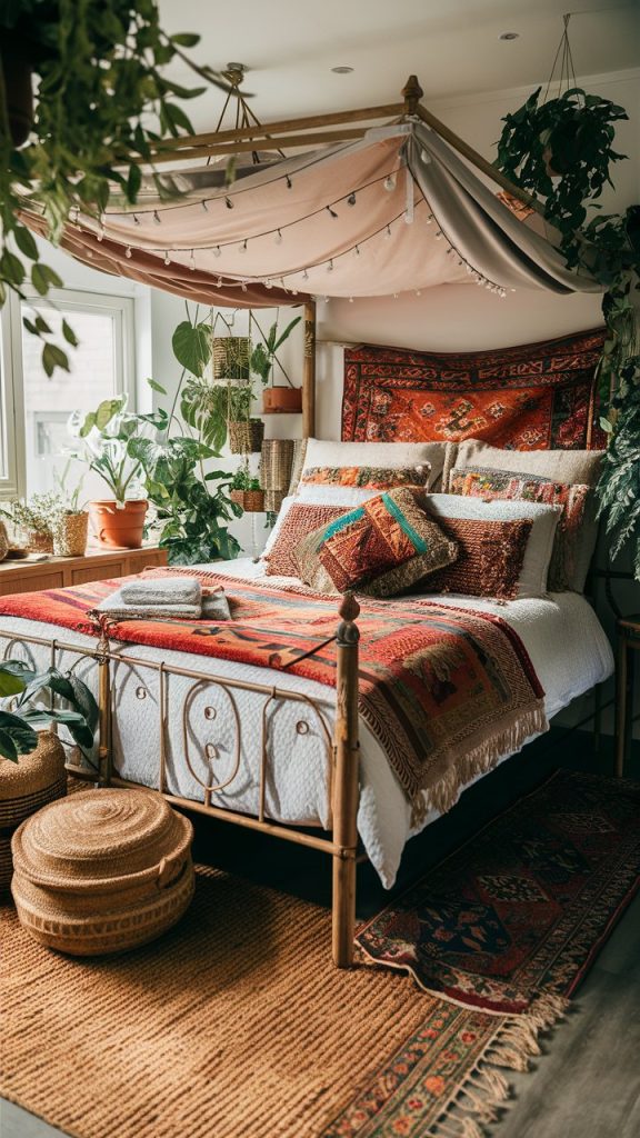 Boho Bedroom Bed Ideas