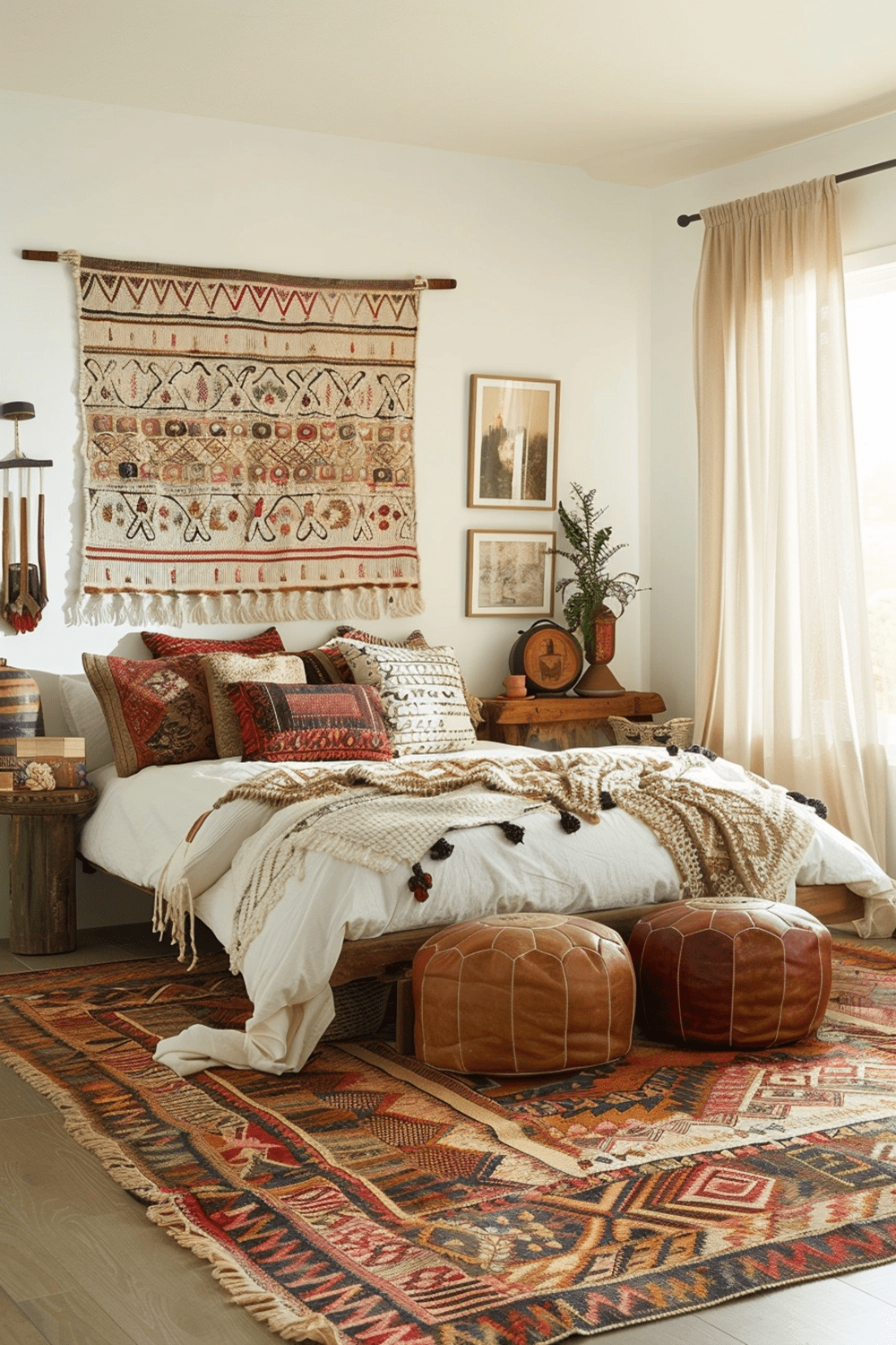 29 Boho Bedroom Apartment Ideas - Courtneys World