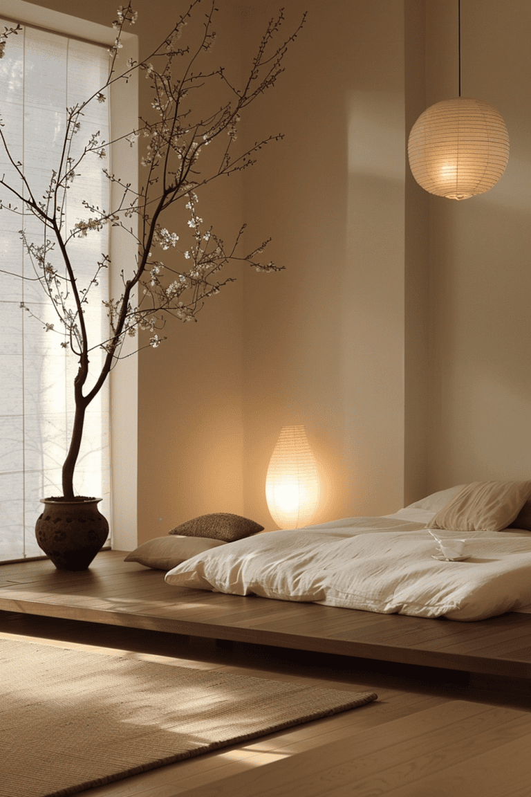 29 Japanese Boho Bedroom Ideas - Courtneys World