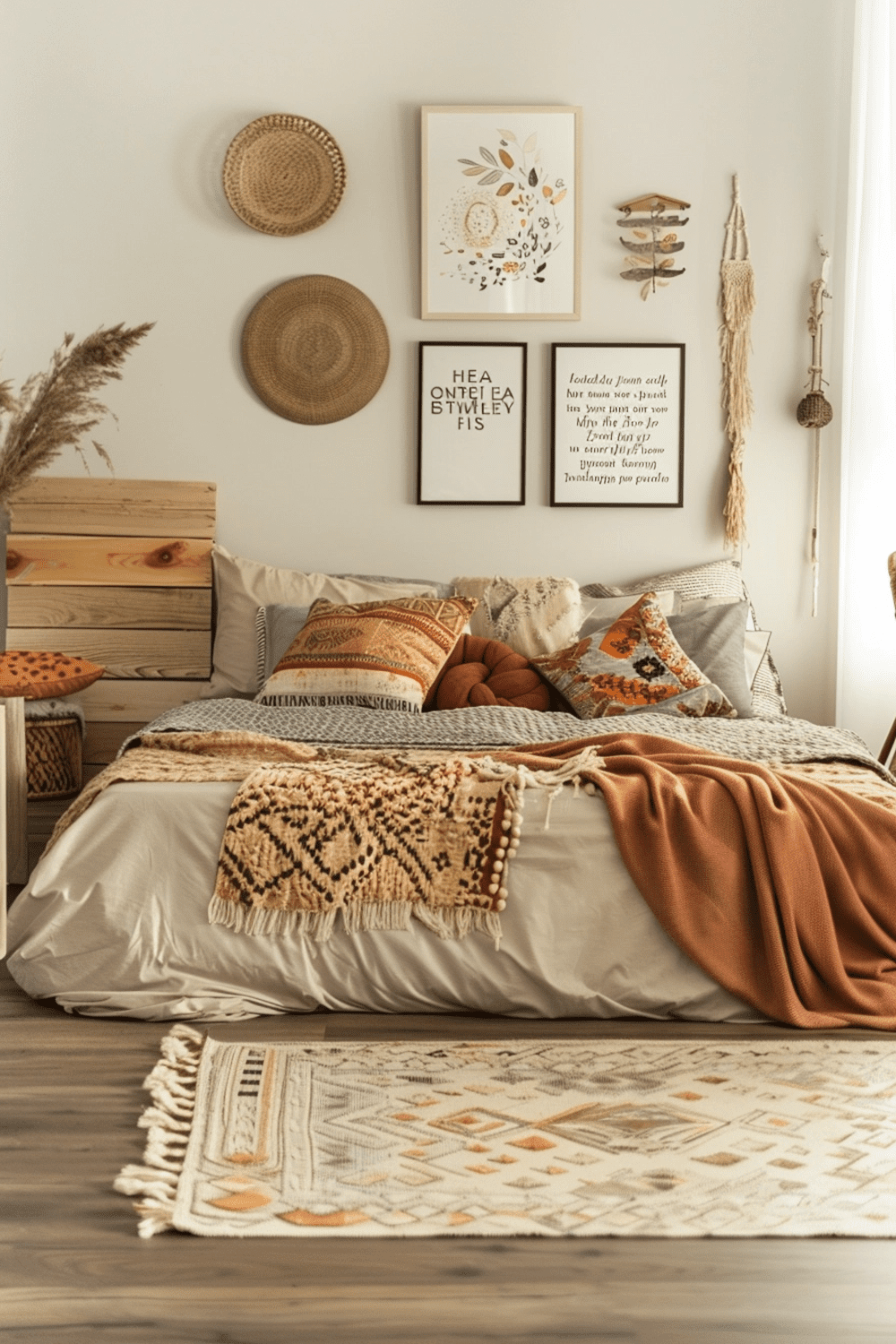 29 Boho Bedroom Art Ideas - Courtneys World