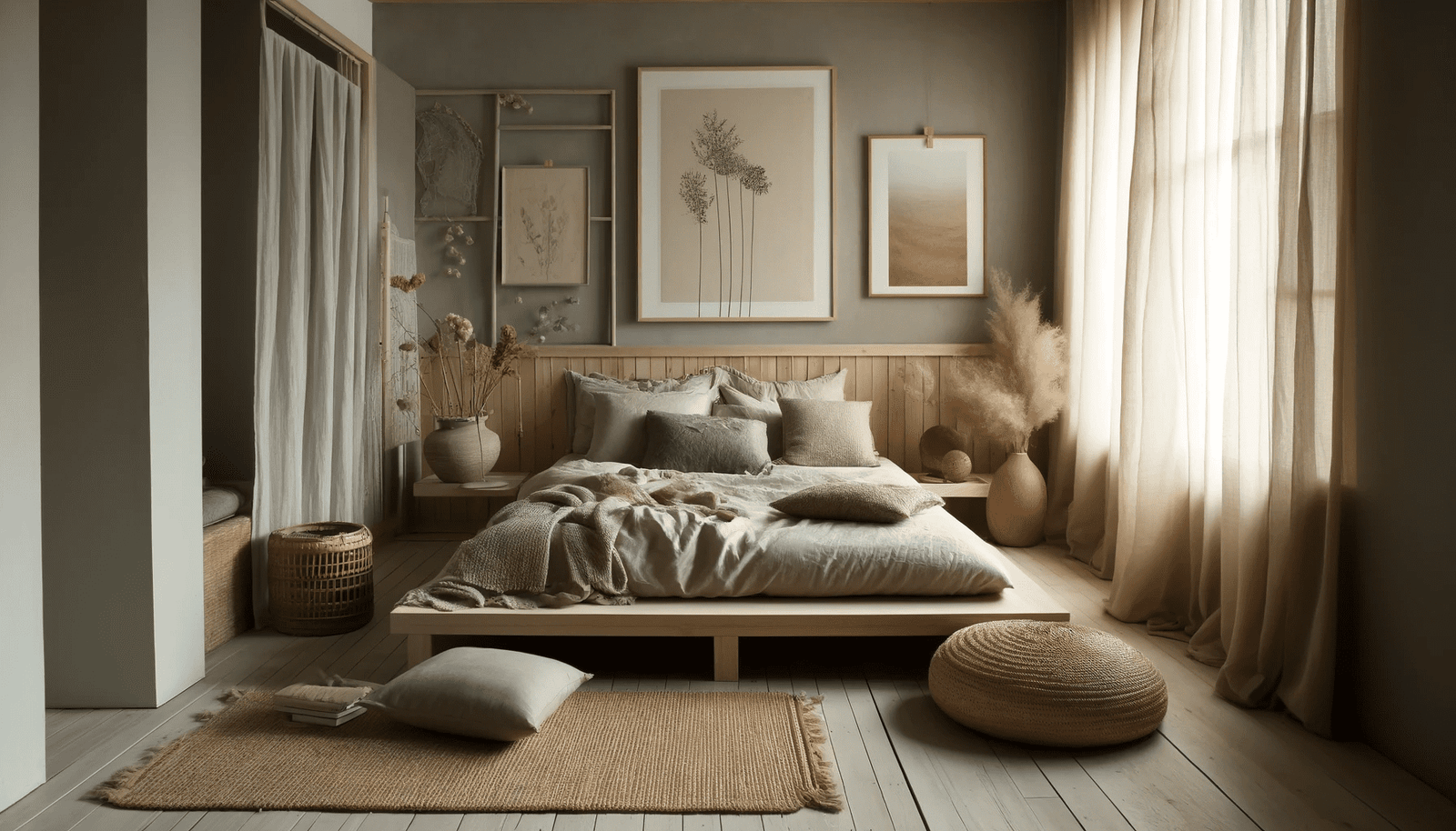 Curated visual reference: Visual Reference: 29 Japandi Boho Bedroom Ideas