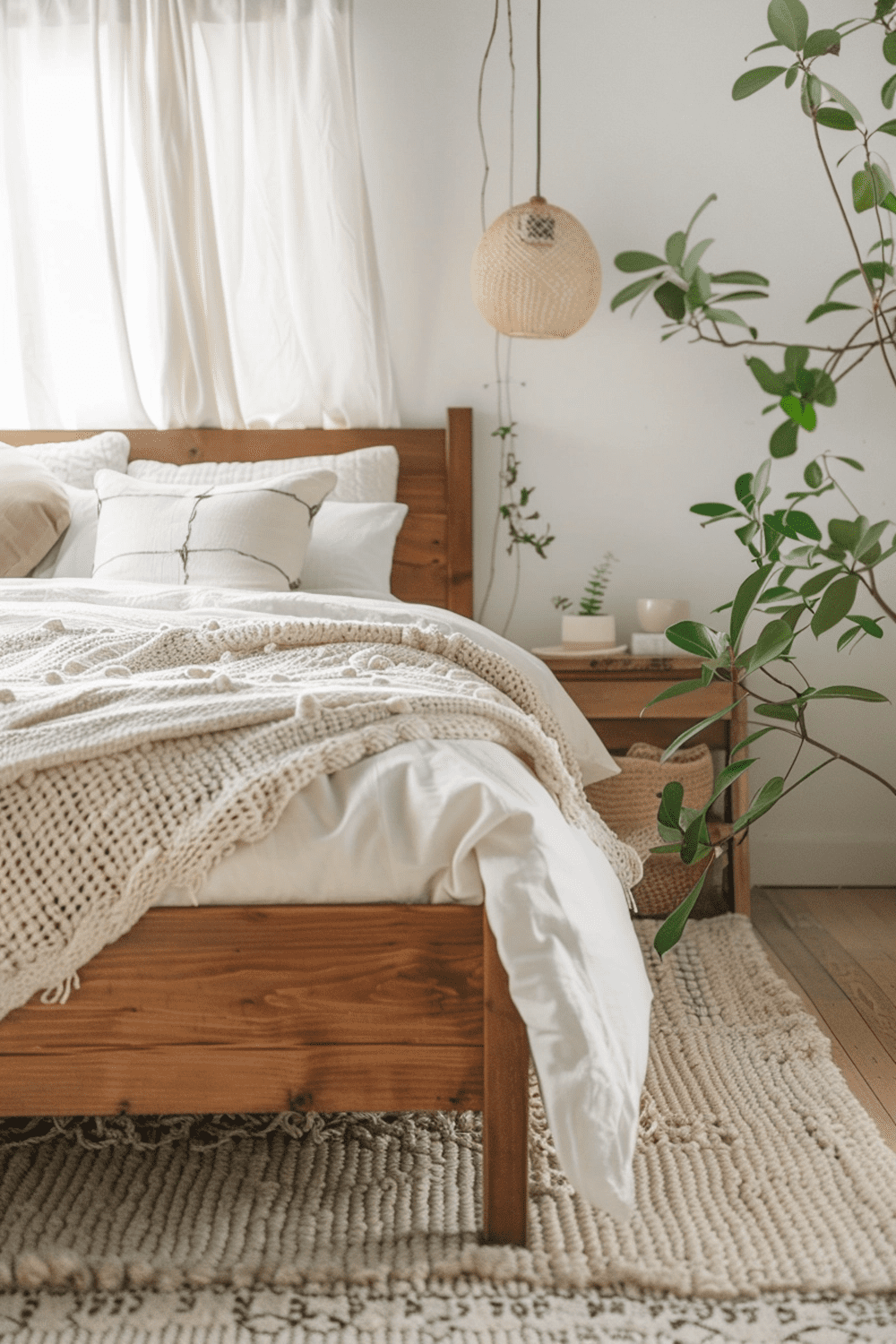 29 Japandi Boho Bedroom Ideas - Courtneys World