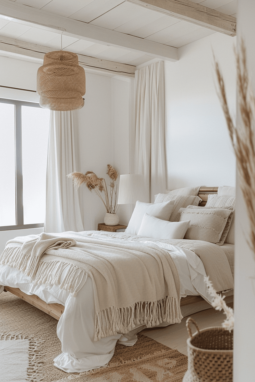 29 Japandi Boho Bedroom Ideas - Courtneys World