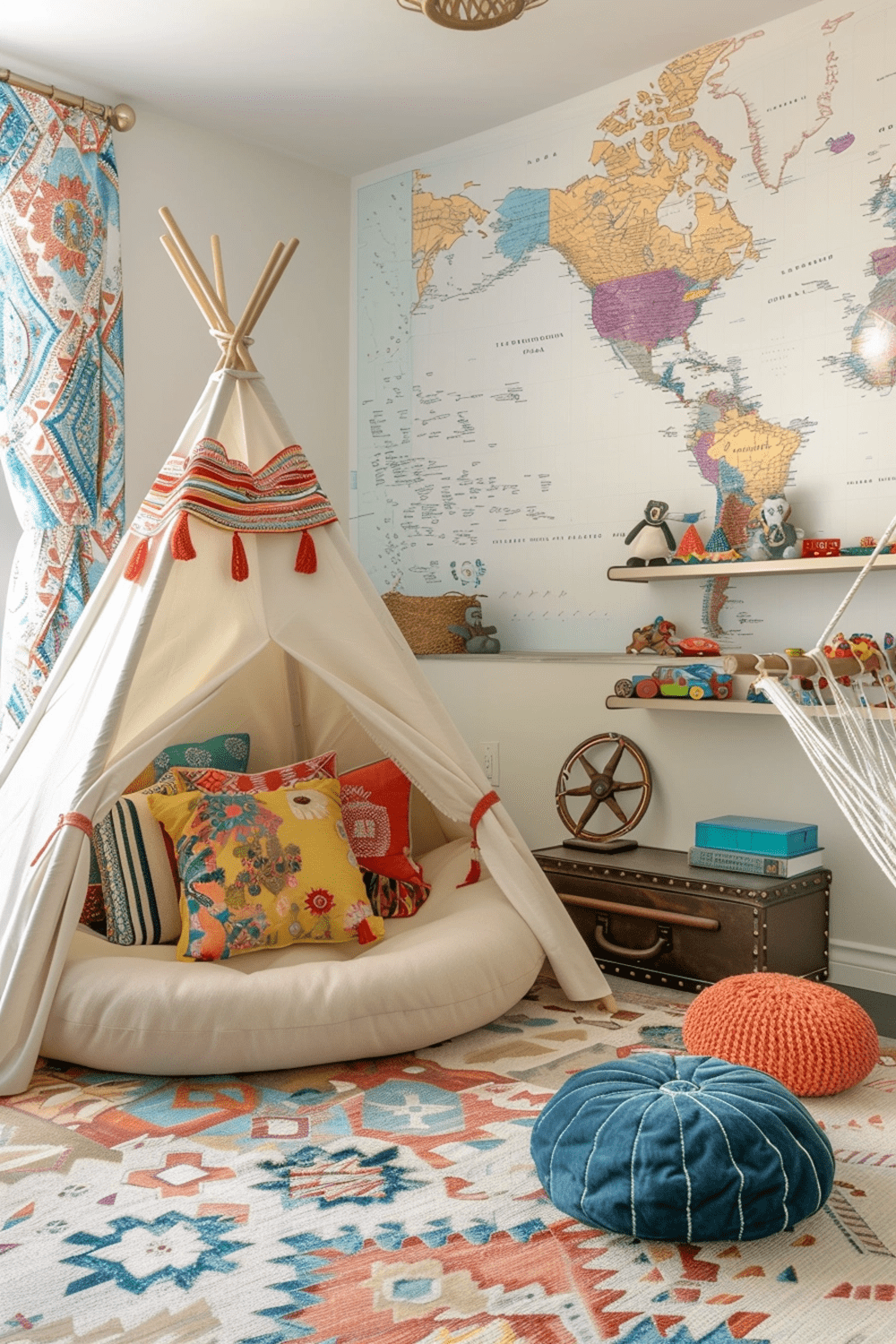 Curated visual reference: Gallery Detail: 29 Boho Bedroom For Toddler Girl Ideas