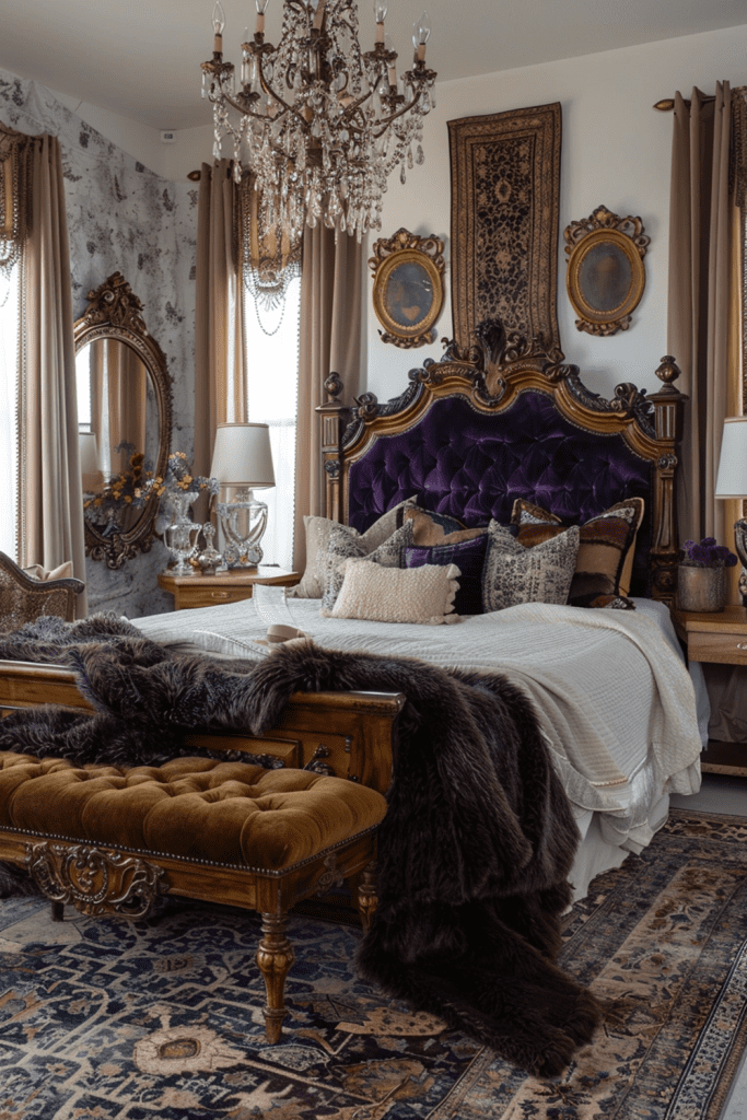 Luxurious Boho Haven: Exquisite Bedroom Retreat