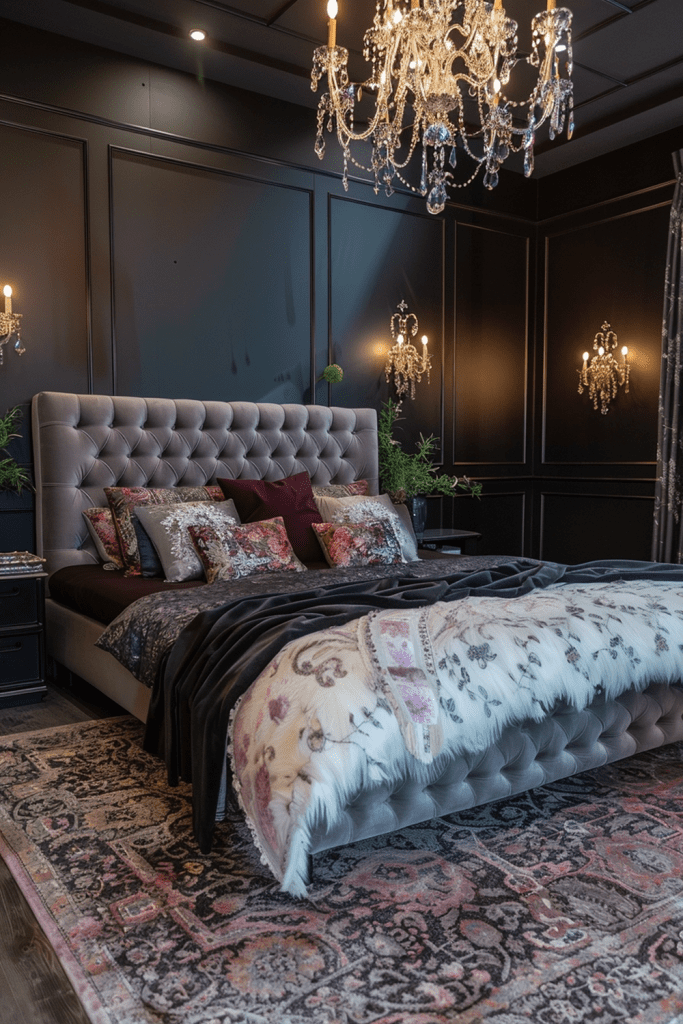 Luxurious Boho Hideaway: Plush Bedroom Oasis