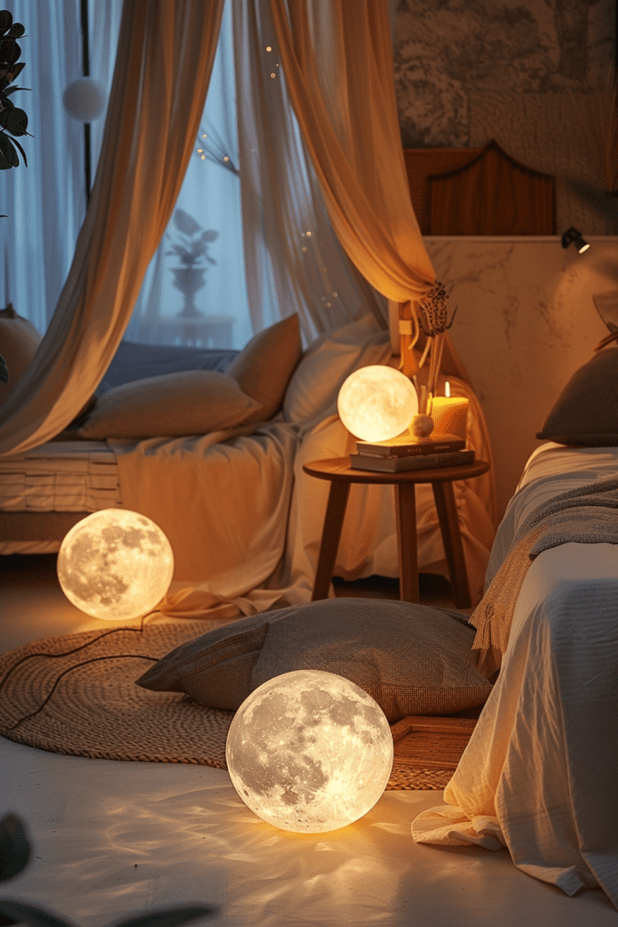 Magical LED Moon Globe Oasis