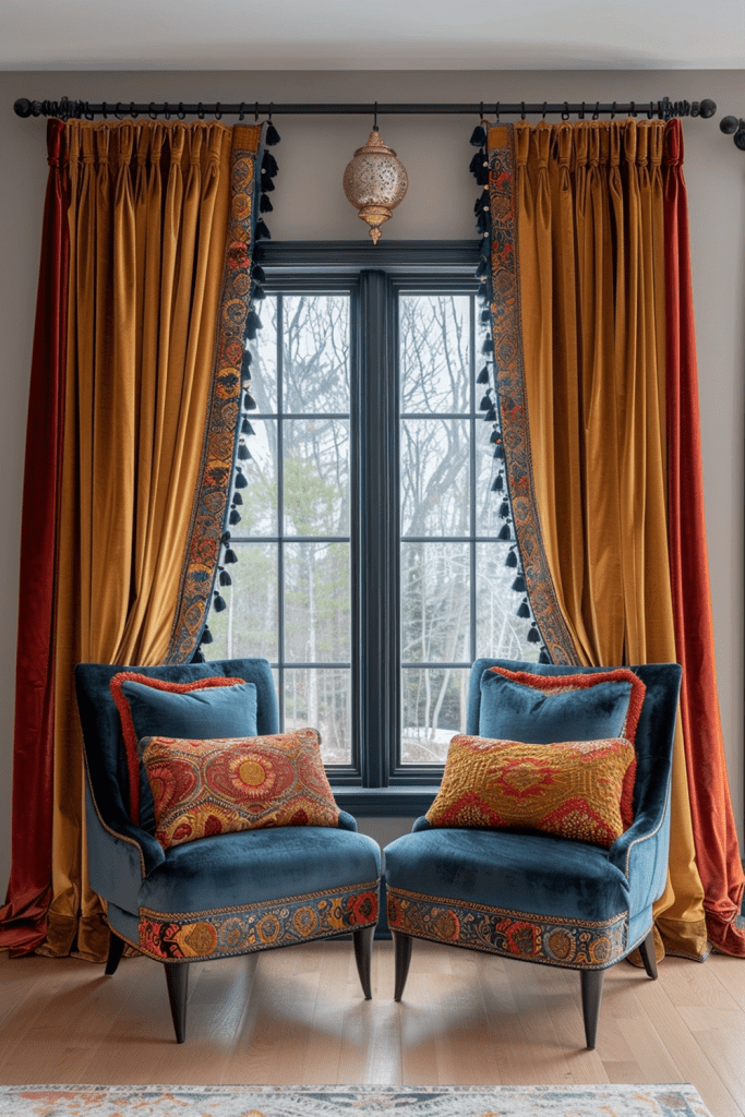 Moroccan-inspired Tassel Curtains