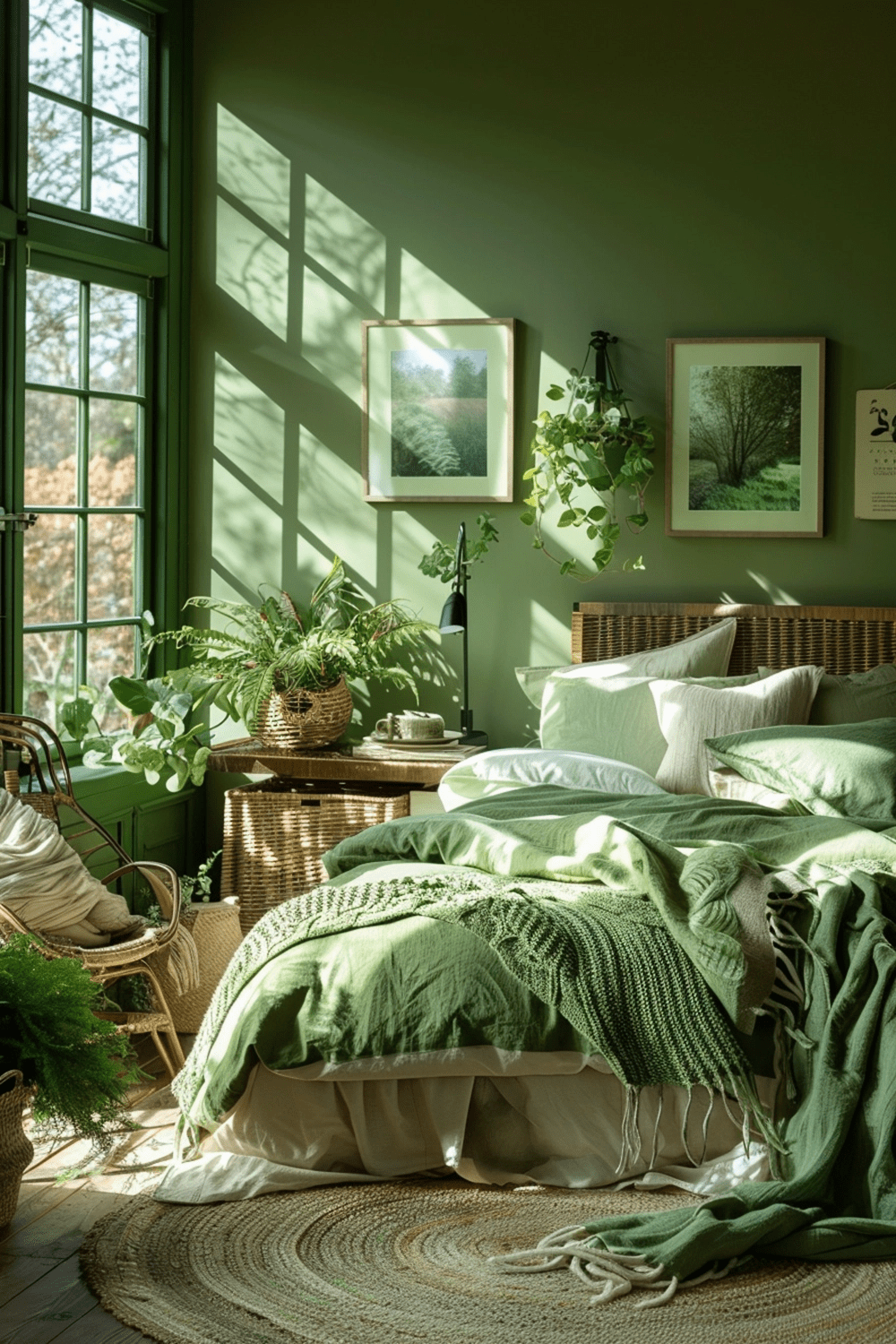29 Green Boho Bedroom Ideas - Courtneys World