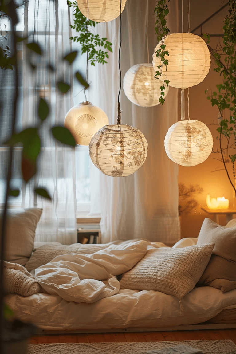 29 Incredible Boho Bedroom Lighting Ideas You Have To See - Courtneys World