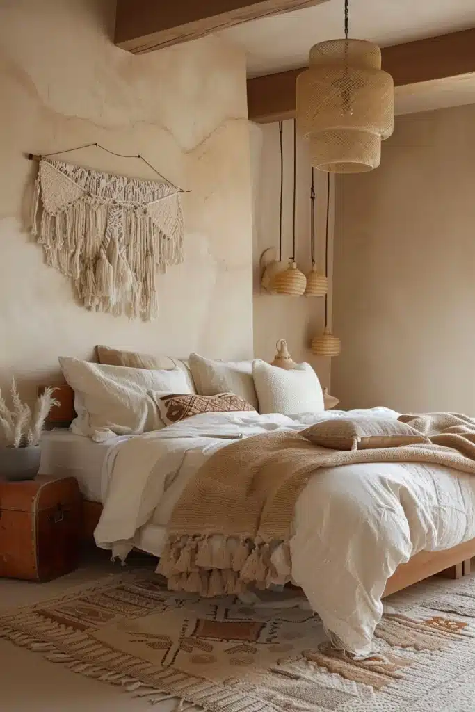 Boho Bedroom Earth Tones