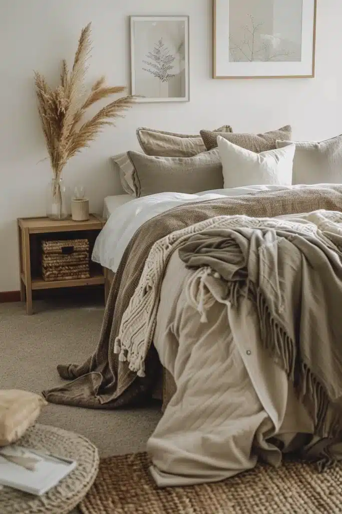 Boho Bedroom Earth Tones