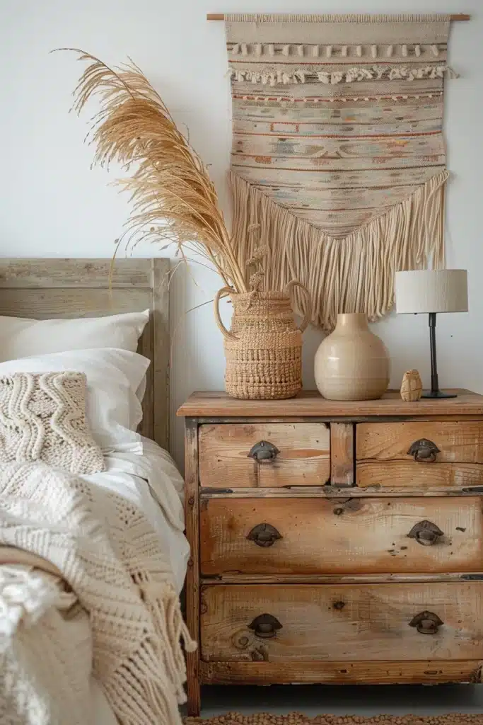 Boho Bedroom Dresser Decor