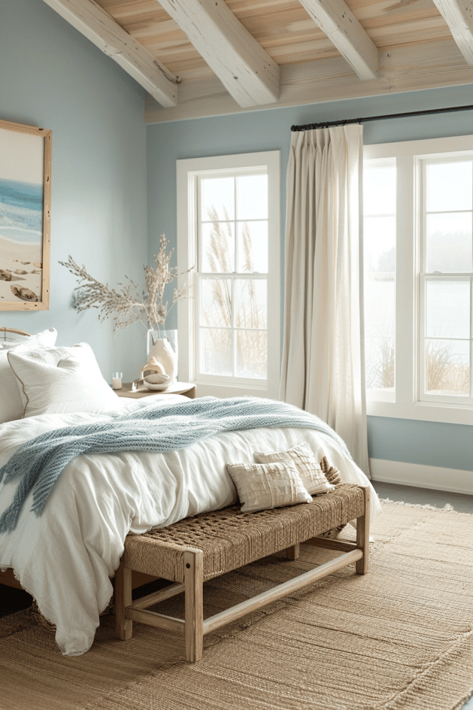 Tranquil Tides: Boho Bedroom Haven