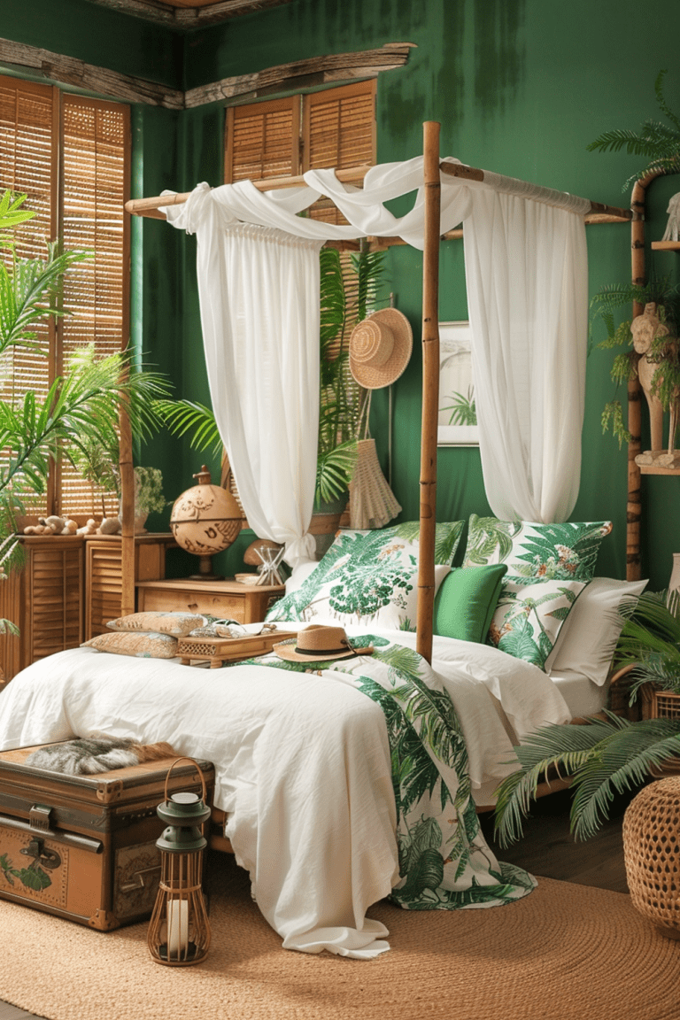 29-jungle-themed-boho-bedroom-ideas-courtneys-world