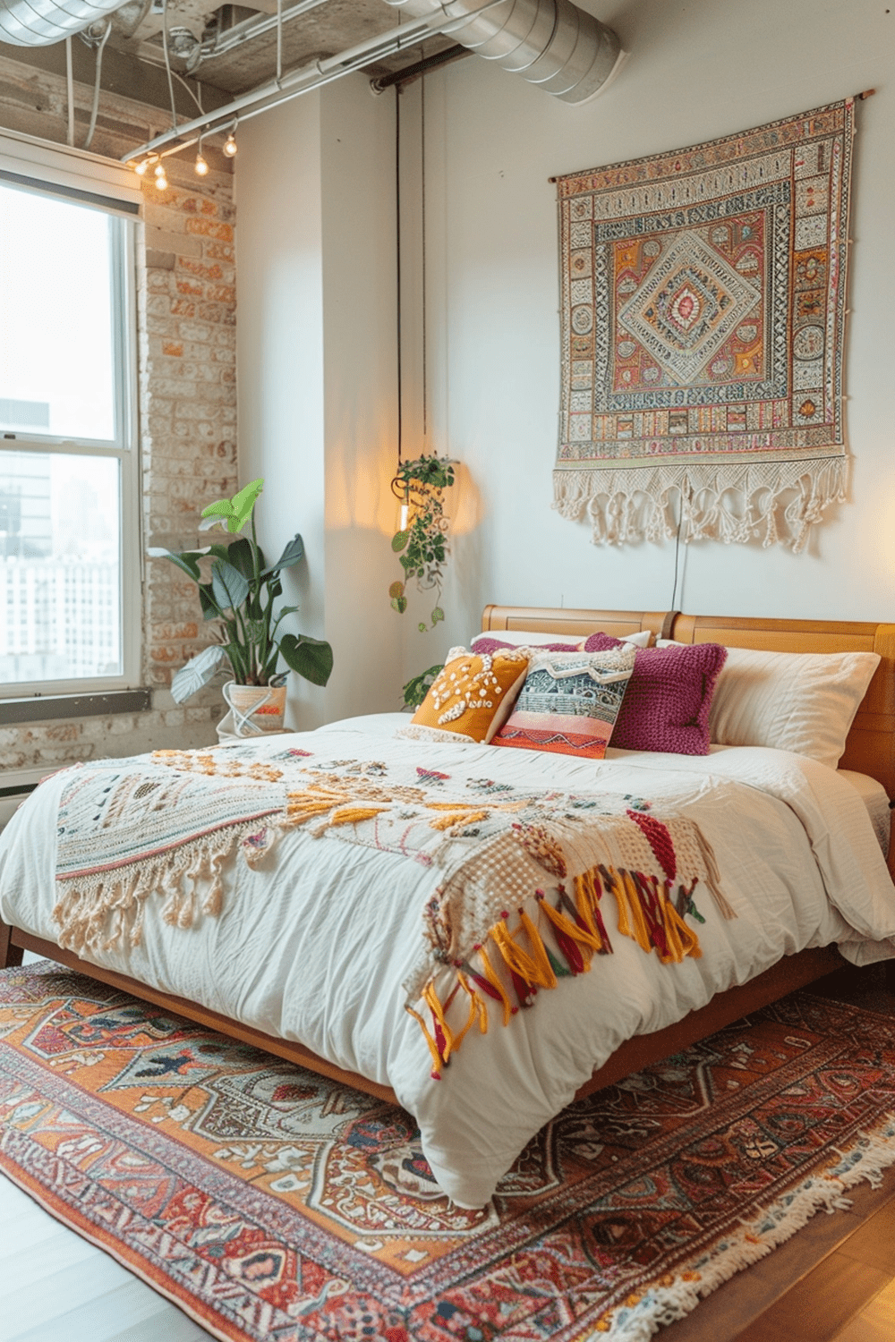 29 Boho Bedroom Apartment Ideas - Courtneys World