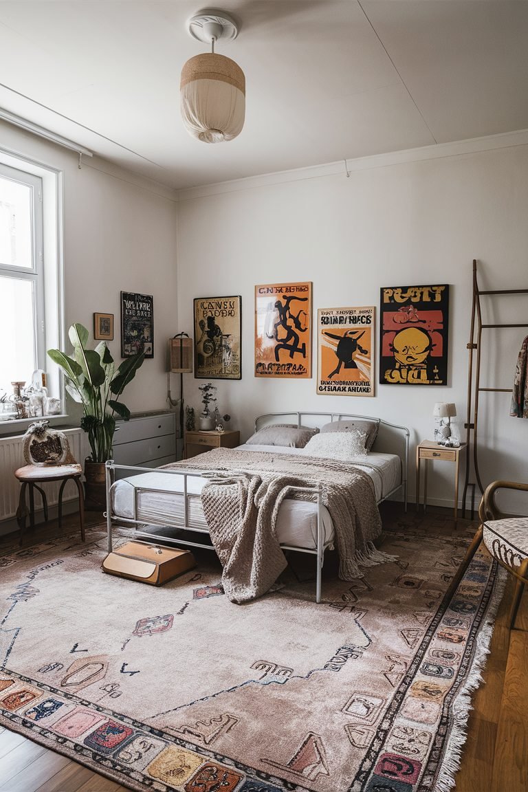 29 Boho Bedroom Cozy Rug Ideas - Courtneys World