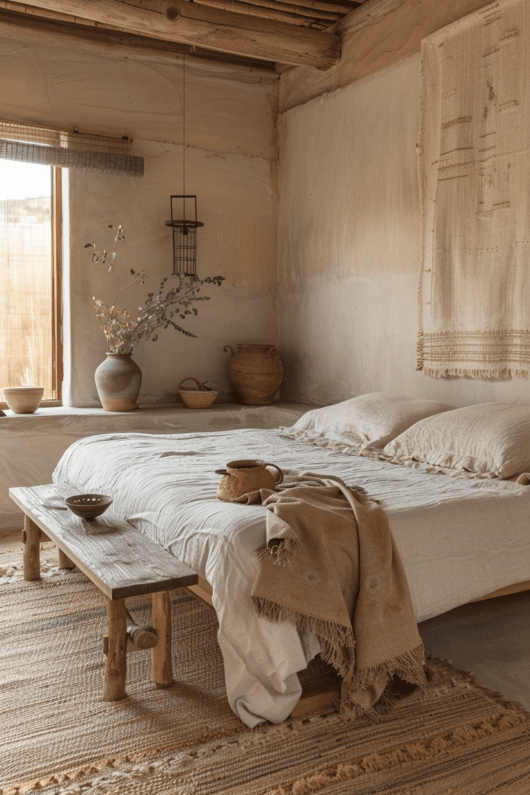 29 Japanese Boho Bedroom Ideas - Courtneys World