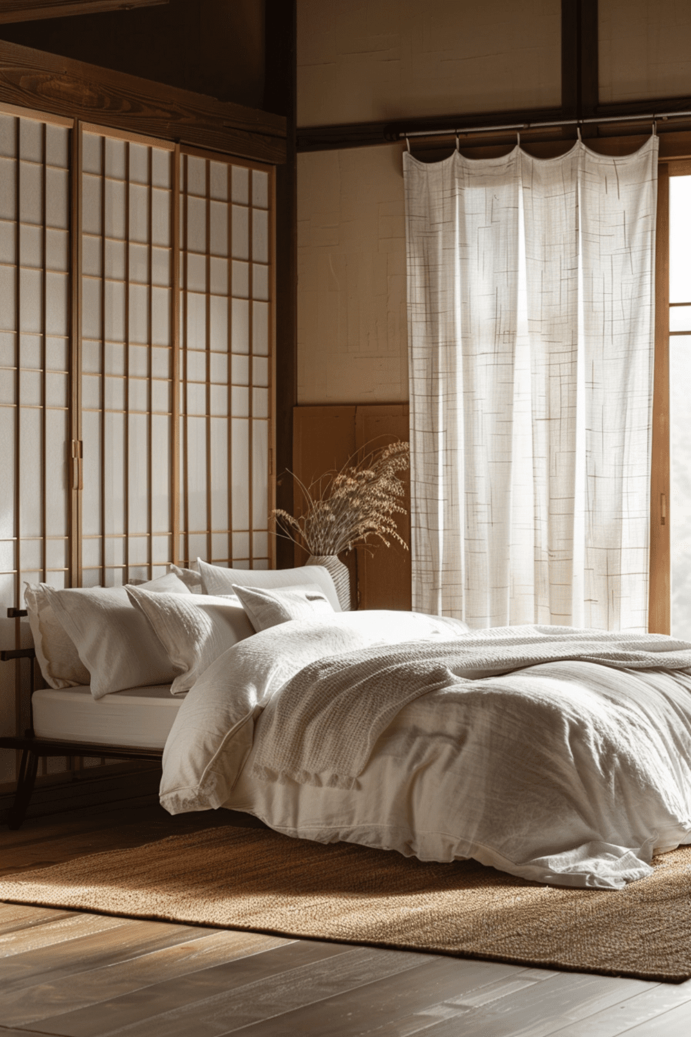 29 Japanese Boho Bedroom Ideas - Courtneys World