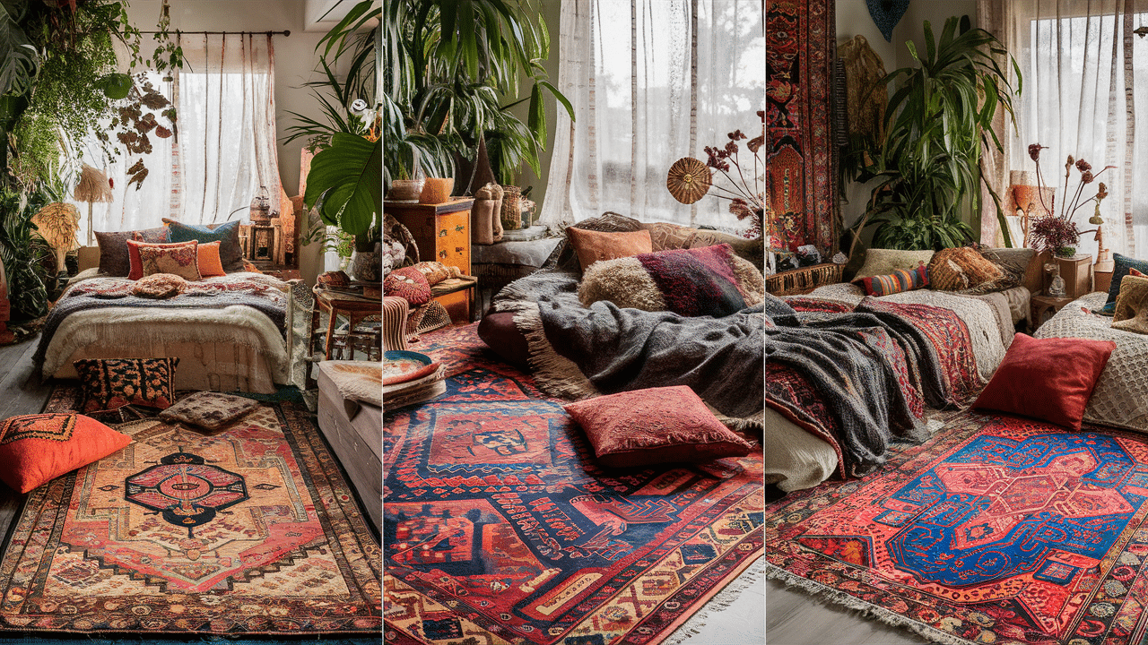 29 Boho Bedroom Area Rugs - Courtneys World