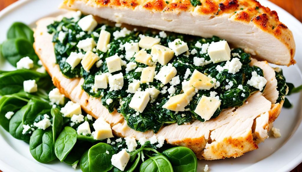 spinach and feta stuffed chicken