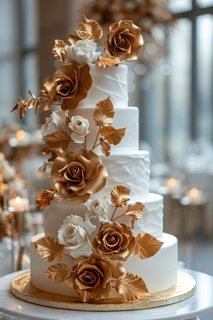 Silver or Gold Leaf Detailing