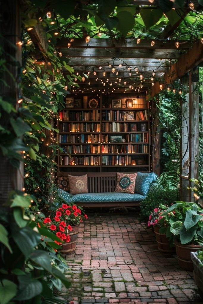 Secret Garden: Hidden Patios for Private Reading