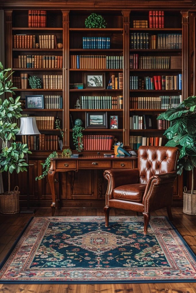 Scholar’s Studio: Patios with Built-In Bookshelves