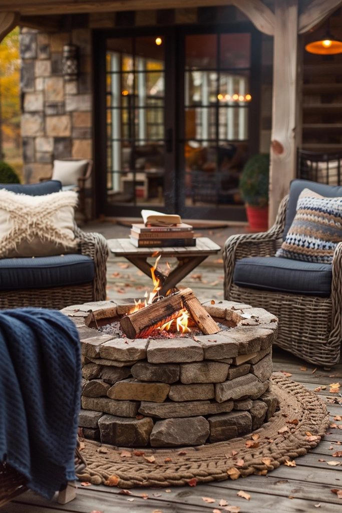 Fireside Read: Cozy Patios with Fire Pits