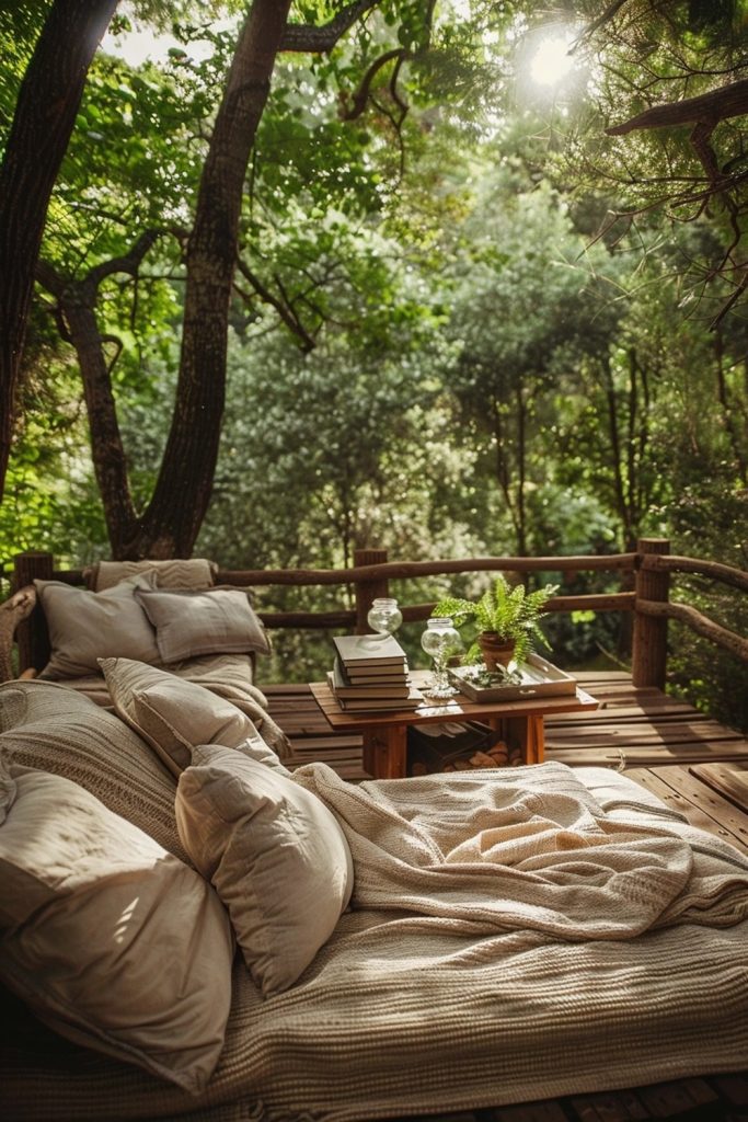 Woodland Whispers: A Forest-Enclosed Reading Escape