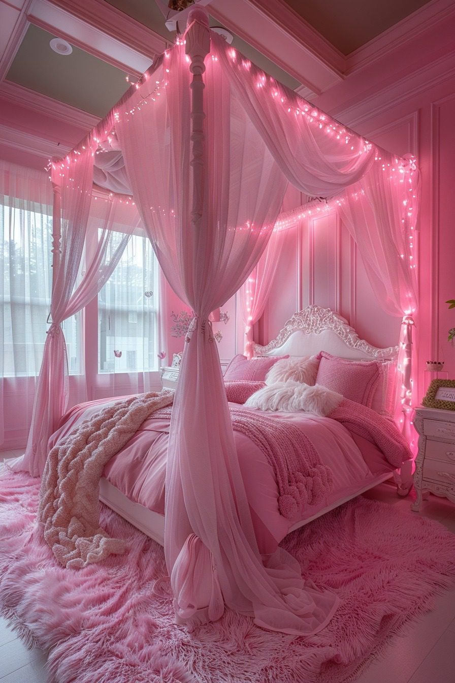 29 Dreamy Pink Bedroom Ideas For A Chic And Cozy Space - Courtneys World