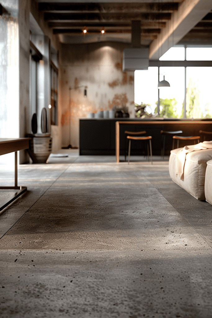 Bare Concrete Floors