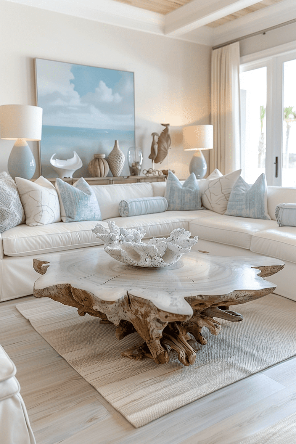 29 Beach Modern Coastal Living Room Ideas - Courtneys World